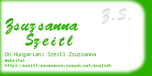 zsuzsanna szeitl business card